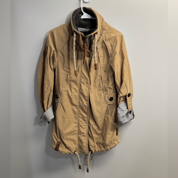 Naketano Tanaka VI Sand Utility Long Jacket - Size Small - Picture 5 of 9